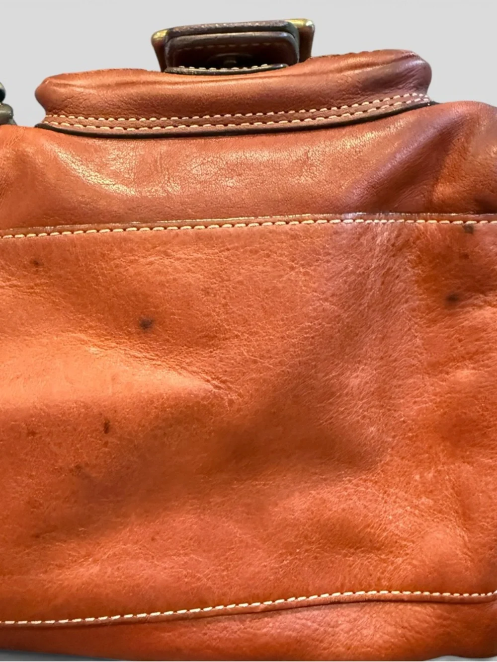 VINTAGE RARE Coach Mandy Courier Satchel 65th Anniversary Legacy Whiskey 10330 - Picture 8 of 10